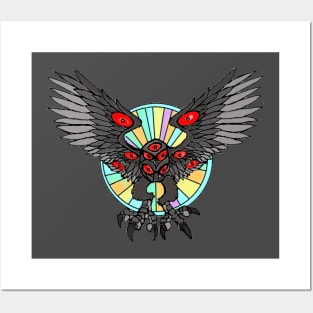 Biblical Mothman Posters and Art